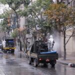 Hanoi’s streets sterilised after new COVID-19 case reported hinh anh 1